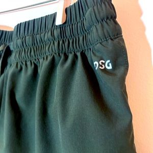 Dark Green DSG running shorts
